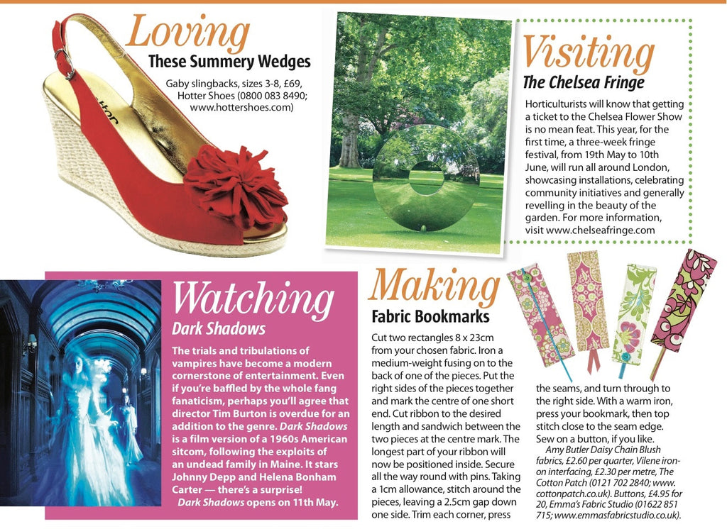 Woman's Weekly Magazine Mention - May 2012