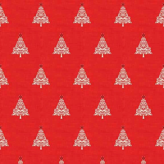 The 'Scandi Christmas 4 RED' Fat Quarter Bundle - Makower