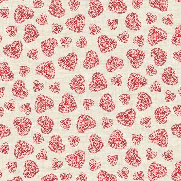 The 'Scandi Christmas 4 RED' Fat Quarter Bundle - Makower