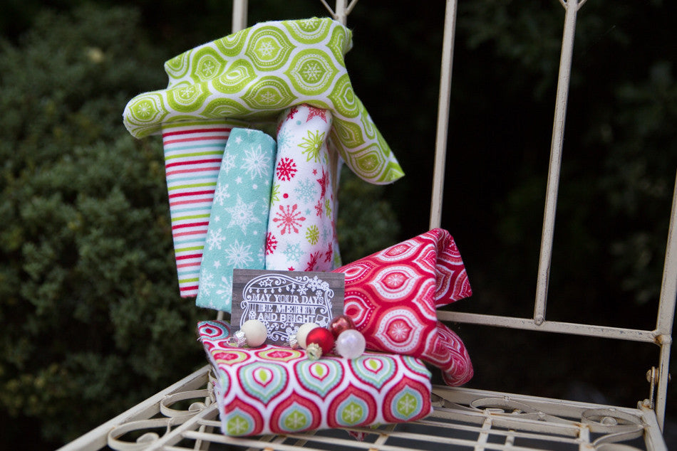 The 'Jill’ Fat Quarter Bundle - FLANNEL - Merry Matryoshka - Riley Blake Designs