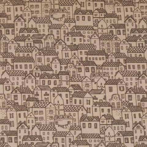 FQ1161 Little Town - Matilda - Indigo Fabrics